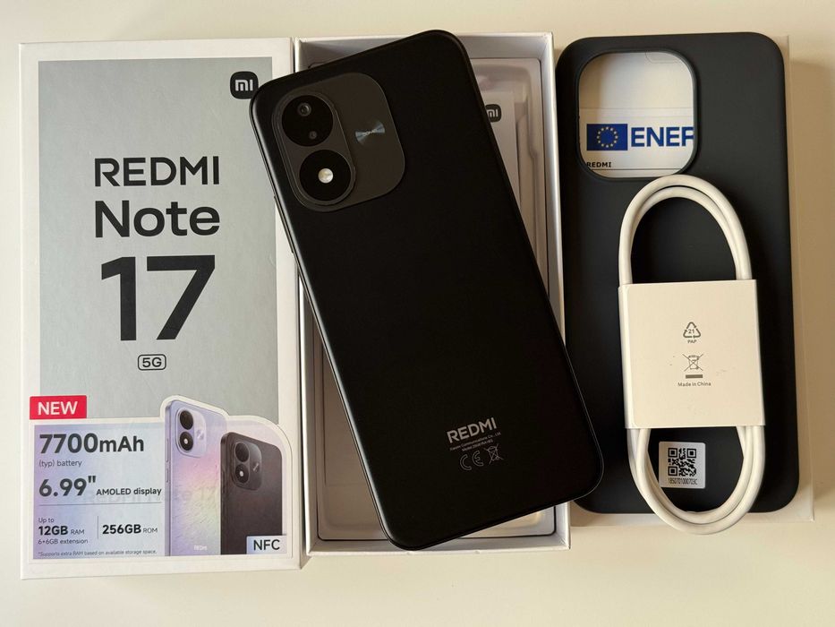 Новий Redmi Note 17 5G 6/256GB Black