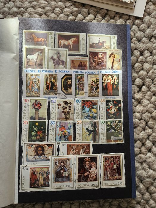 Polskie znaczki pocztowe - klaser