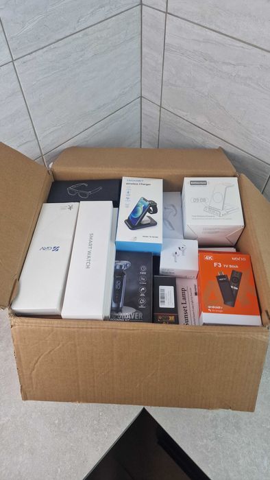 mystery box elektronika 45 sztuk mix a/b