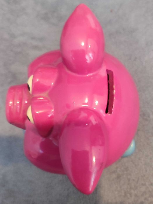 Różowa świnka skarbonka