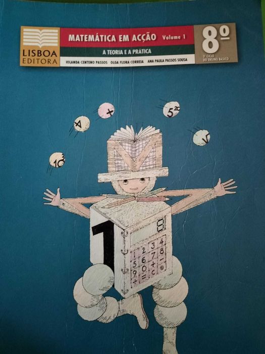 Livros Variados Matemática 8.º e 9.º Ano antigos - Grátis!