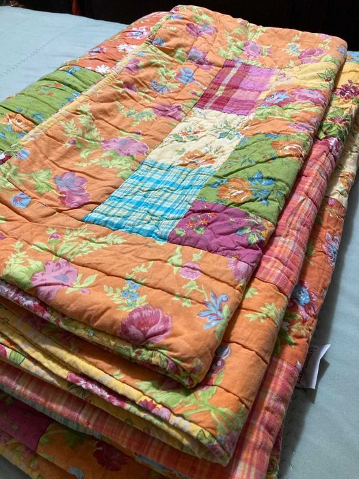 Edredão de algodão com 2 faces - como novo