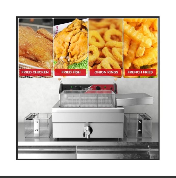 Комерційна електрична фритюрниця  CROSSON  7000Вт