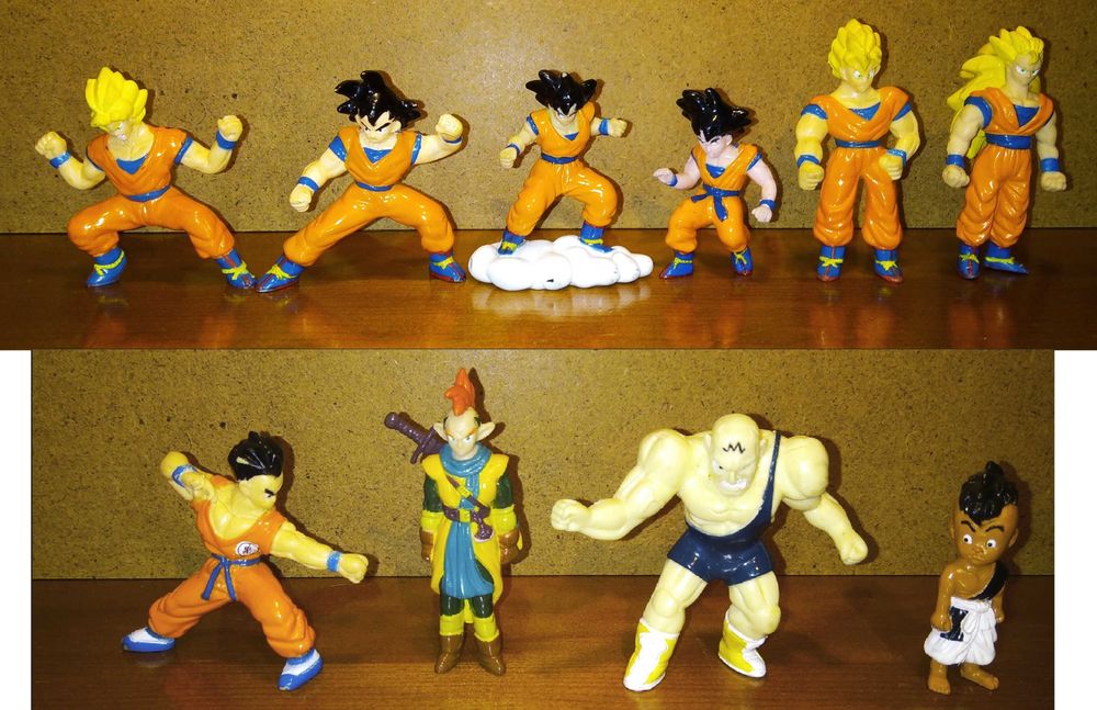69 Figuras Dragon Ball Z 4-9cm (Coleção BS/S.T.A. de 1989)