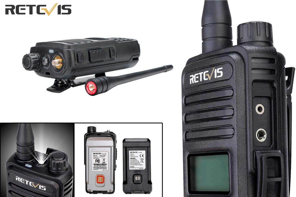 Rádio Retévis RT85 de Banda Dupla com 5 wats