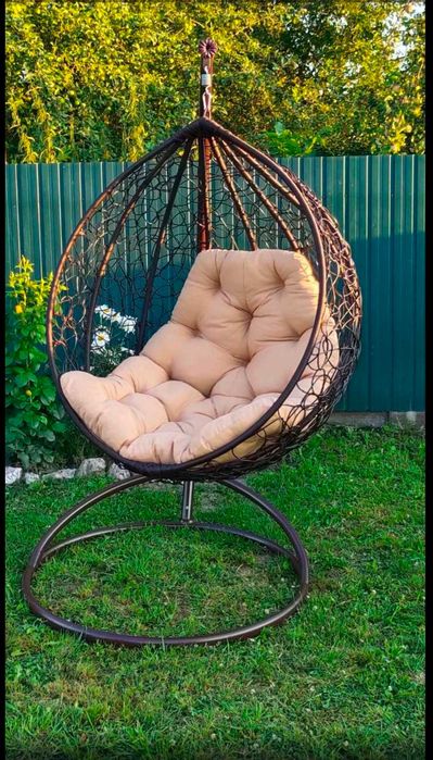 Підвісне крісло кокон велике - ціна зі стійкою / Подвесное кресло
