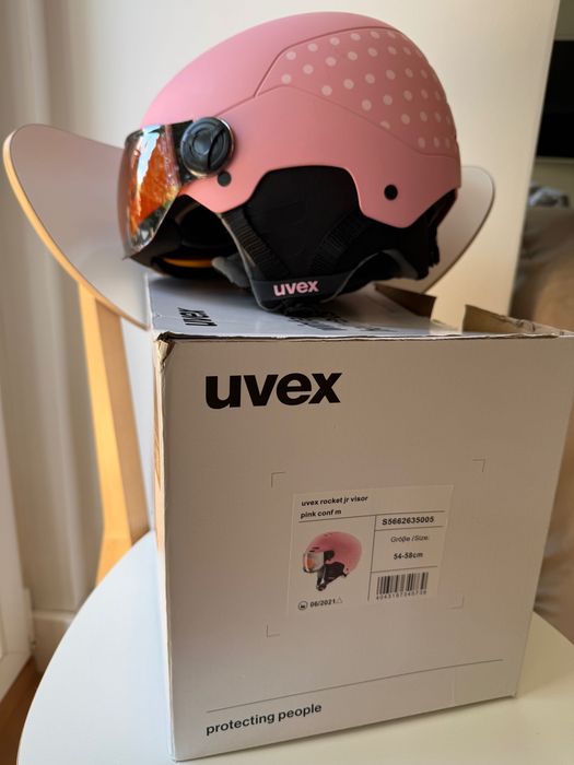 Kask narciarski Uvex idealny 54-58