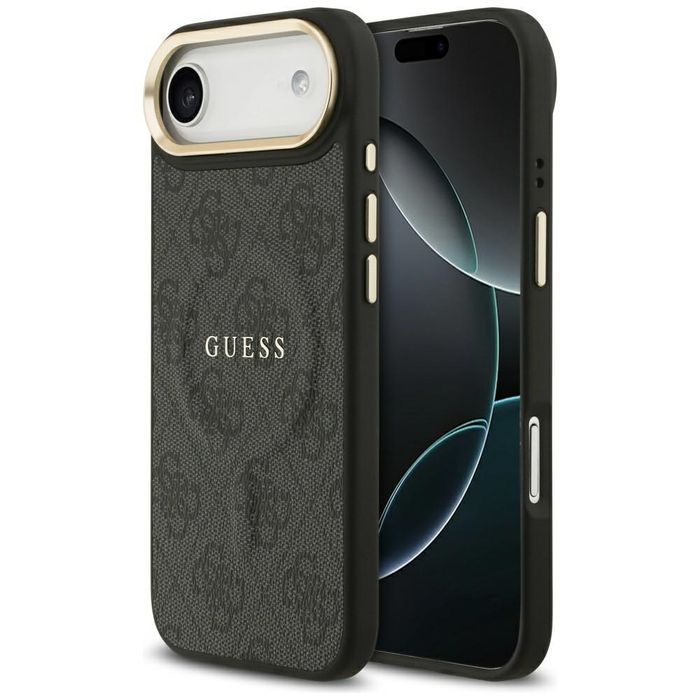 Etui Guess 4G PU Classic Logo MagSafe do iPhone Air czarny