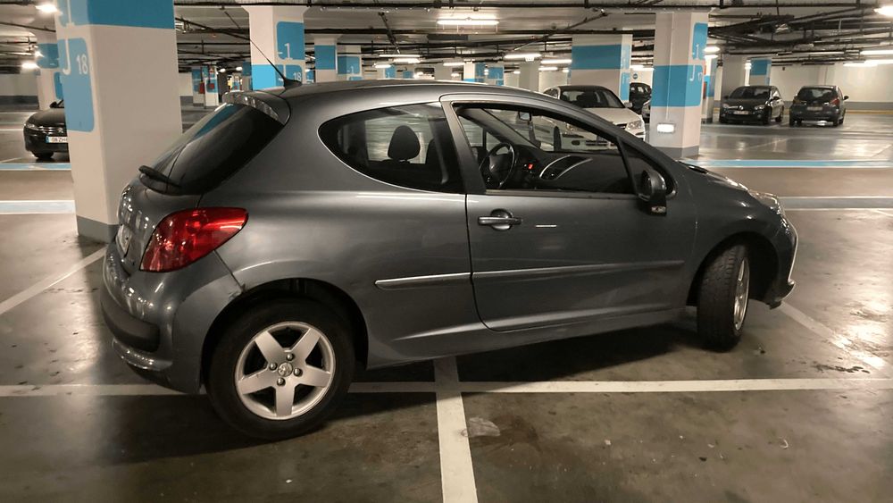 Peugeot 207 - 2008 - 155.000km - 3 portas passageiros - cinza thorium