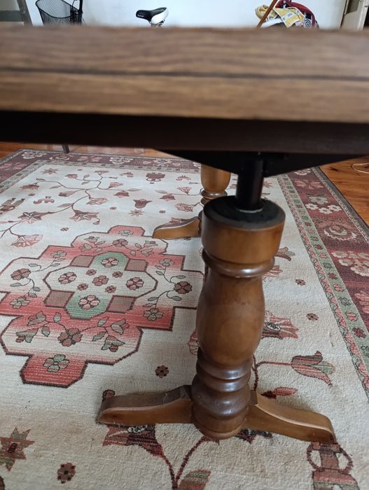 Ława rozkładana jako stół