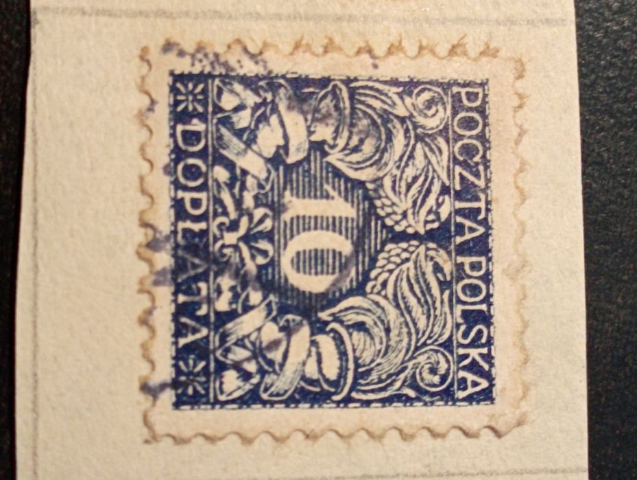 3 selos cobrança - Poczta Polska Doptata -  Polonia / Poland 1919