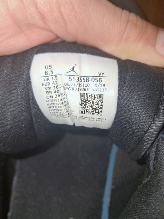 Кросівки чоловічі Air Jordan 1 Low Triple Black.