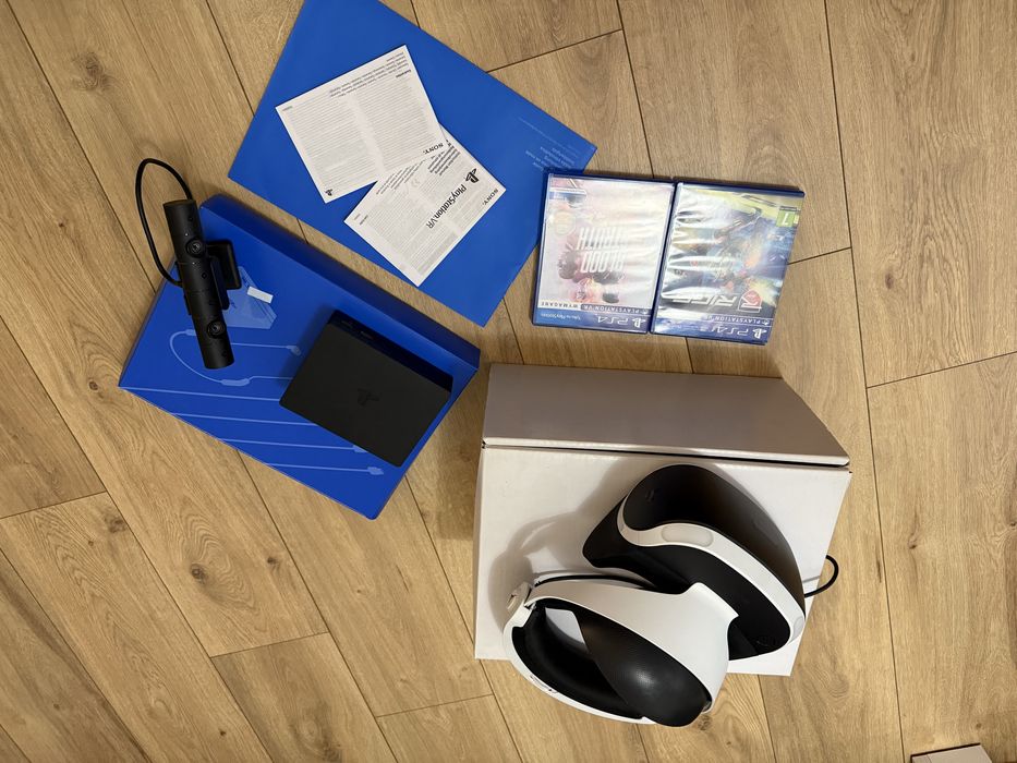 Okulary Gogle Sony Playstation VR PS Playstation 4 - FULL+ 2 Gry  PS4