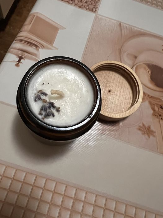 Свеча ручной работы для массажа
