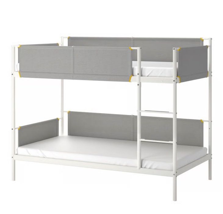 Łóżko piętrowe Ikea metalowe
