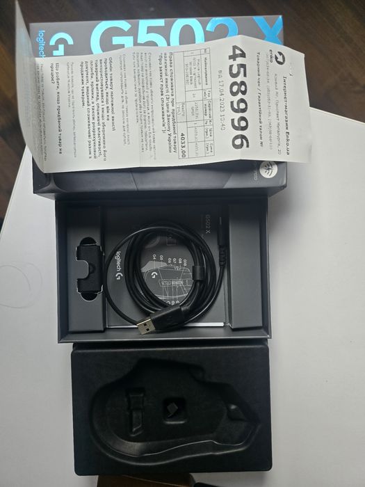 Миша бездротова logitech g502 x lightspeed wireless