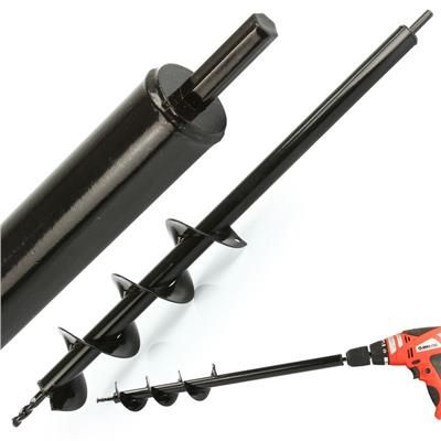 Świder do ziemi sadzenia gleby na wiertarkę 8x60cm