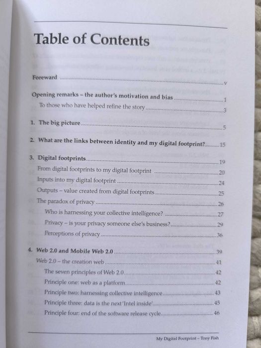 "My Digital Footprint: A Two-Sided Digital Business Model"de Tony Fish