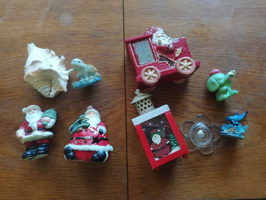 Ozdoby świąteczne, lampiony, figurki
