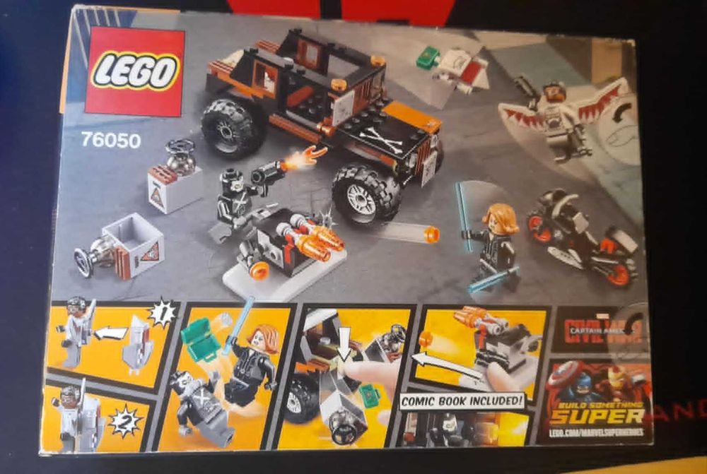 LEGO 76050 Marvel Super Heros - Pościg za Crossbonesem
