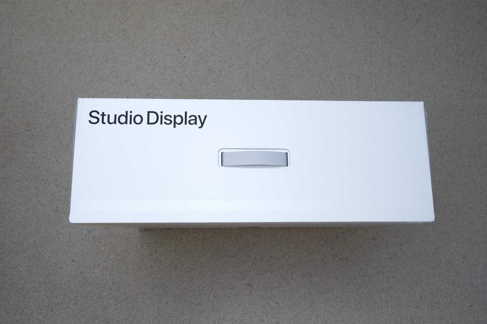 Caixa Original Apple Studio Display 27" (Vazia) – Proteções Interiores Originais