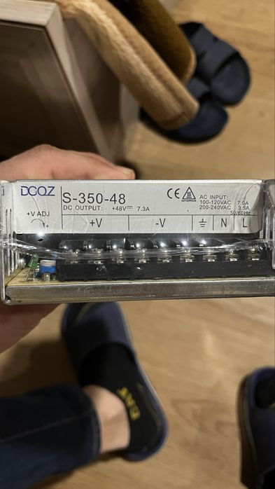 Zasilacz Impulsowy Modułowy 48V 7.3A 350W S-350-48 CNC LED