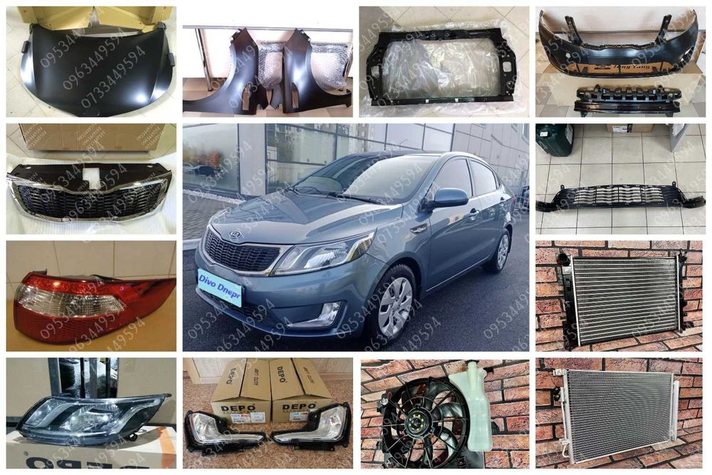 Капот Kia Rio Киа Рио 2011-2014г RUSSIAN Российская версия