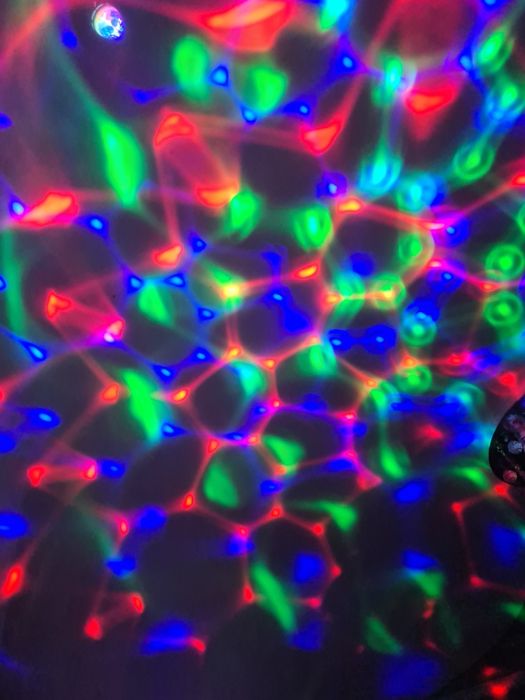 Диско лампа, вращающая