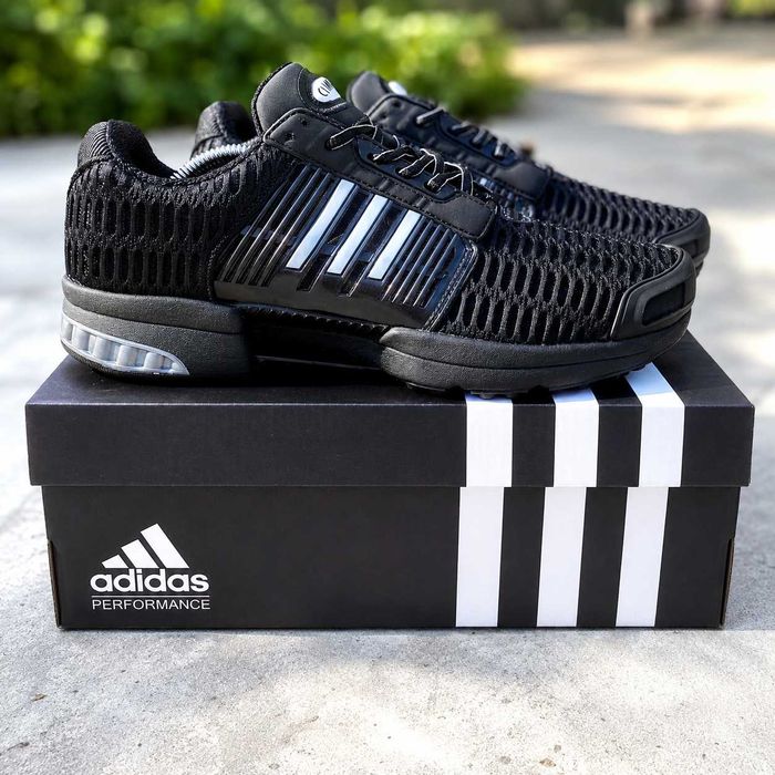 (2402) Кросівки Adidas Climacool повністю чорні (41-46) адідас, повномірні