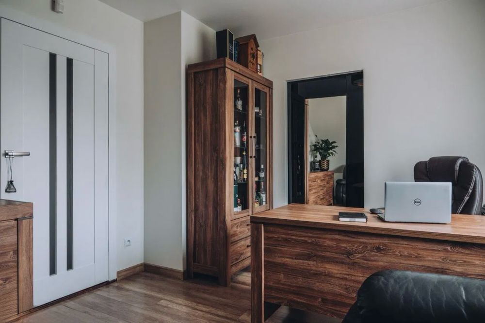 4 elementowy zestaw mebli do domowego biura | stan: jak nowe