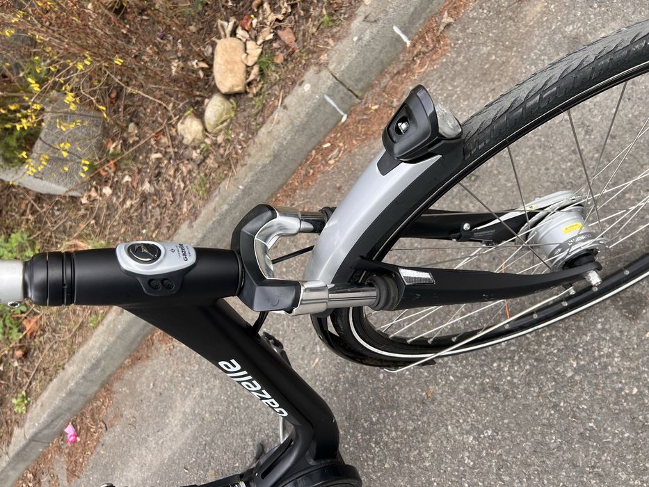 Ladny rower elektryczny GAZELLE z silnikiem centralnym IMPULSE 36v /B