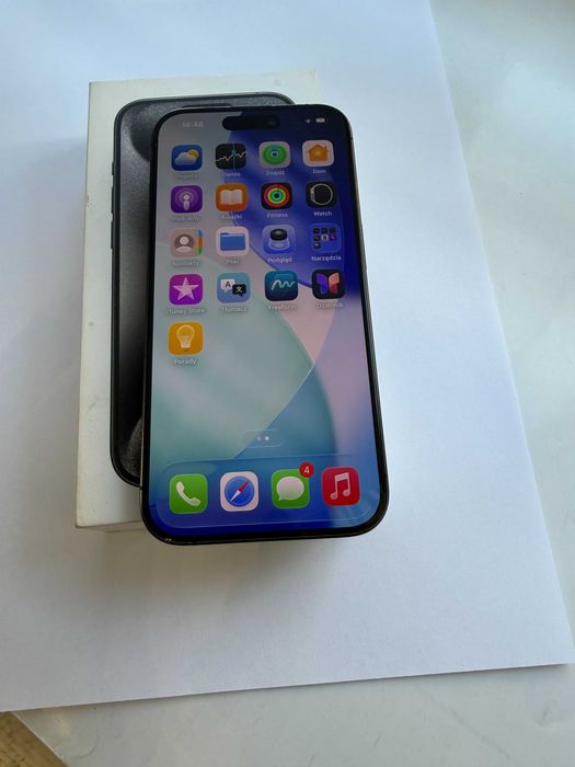 iPhone 15 Pro, Black Titanium, 128 GB