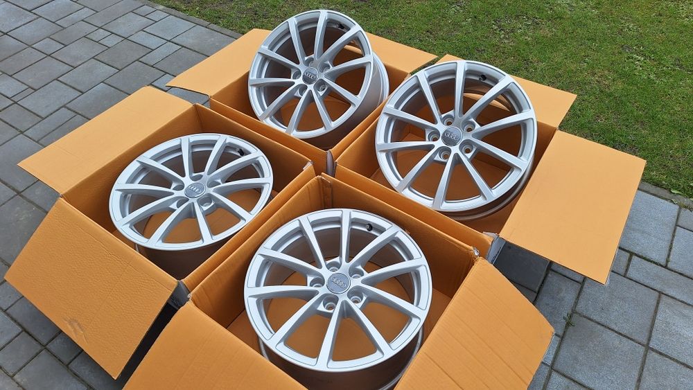 Nowe Alufelgi 5x112 R17 Audi A3 A4 A6 C7 C8 Vw Golf Caddy Passat Okazj