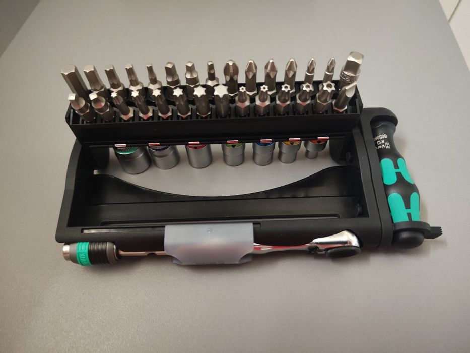 Zestaw narzędzi WERA TOOL-CHECK IMPERIAL PLUS 39 el. + grzechotka 1/4"