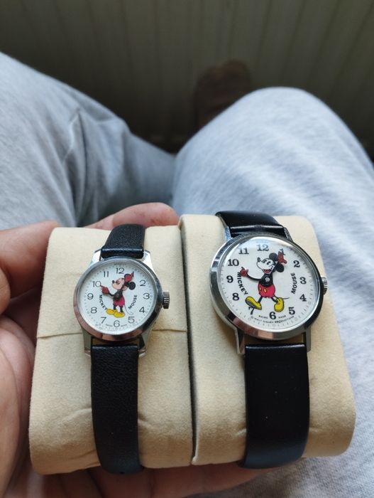 2 Sztuki Zegarek Walt Disney Myszka Miki Bradley Oryginalny
