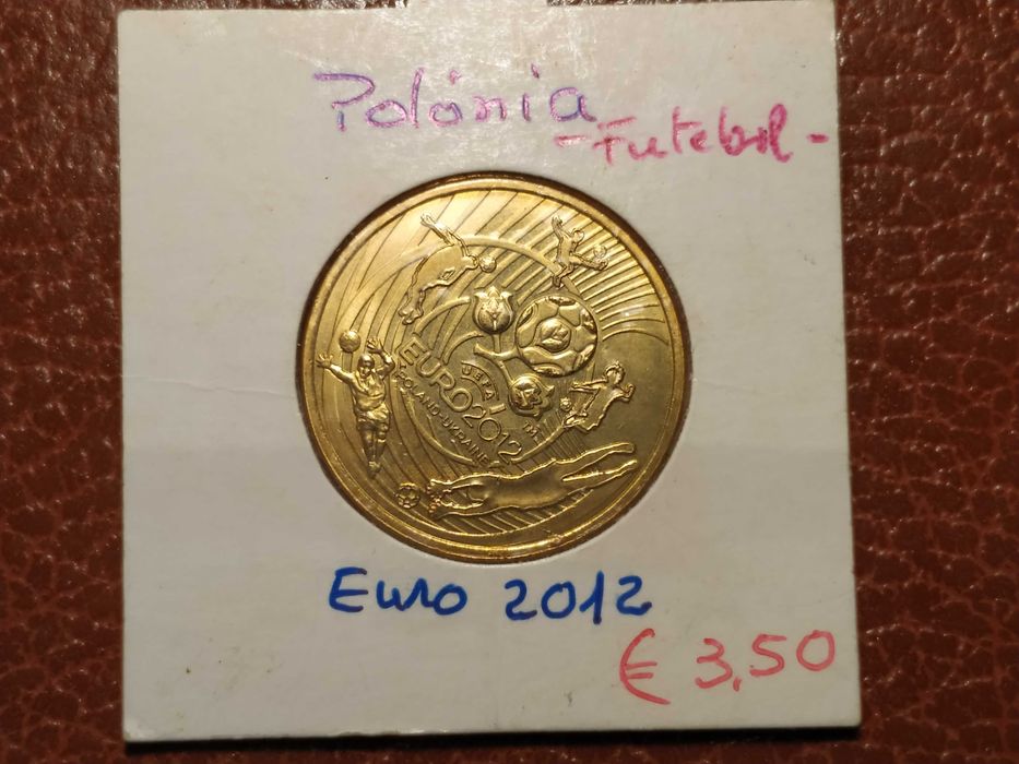 A451 moeda de 2 zlotych de 2012 (desporto) Euro 2012 - Polónia