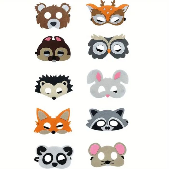 Нова фетрова карнавальна маска звірятко ціна за 1шт.
Можна на свято, в