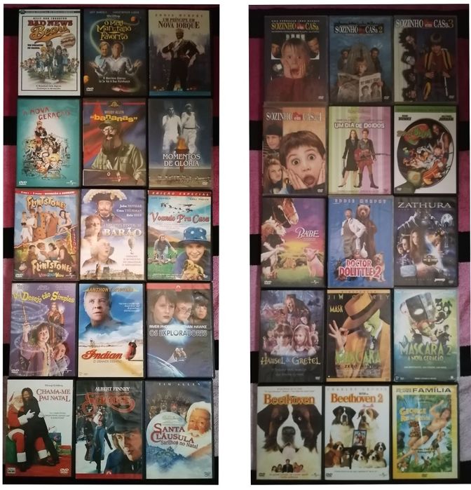 Lote 202 DVD's originais (LOTE 39)