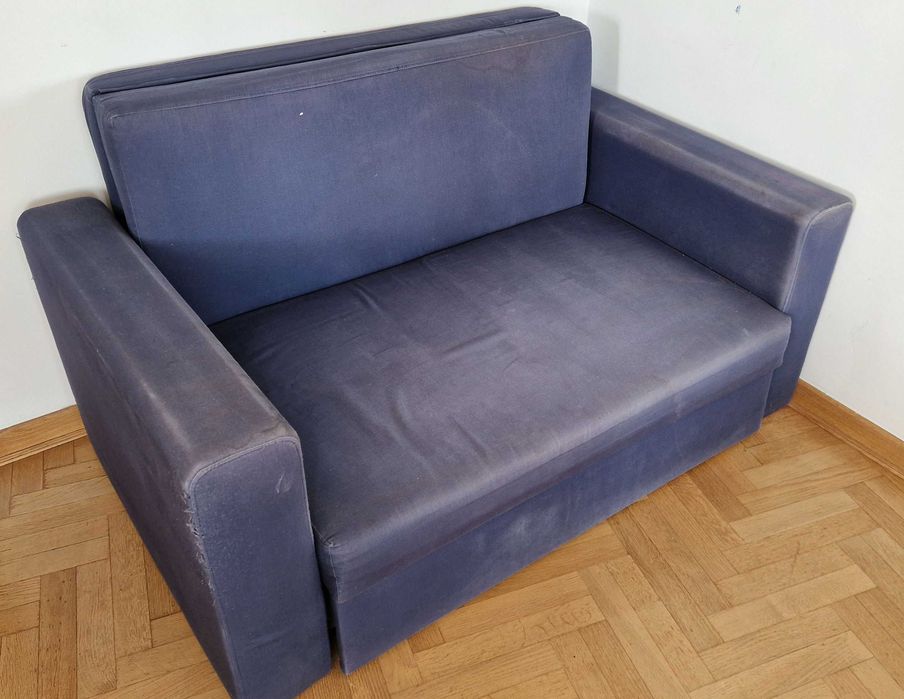 Kanapa Ikea NORRDAL niebieska rozkładana za darmo