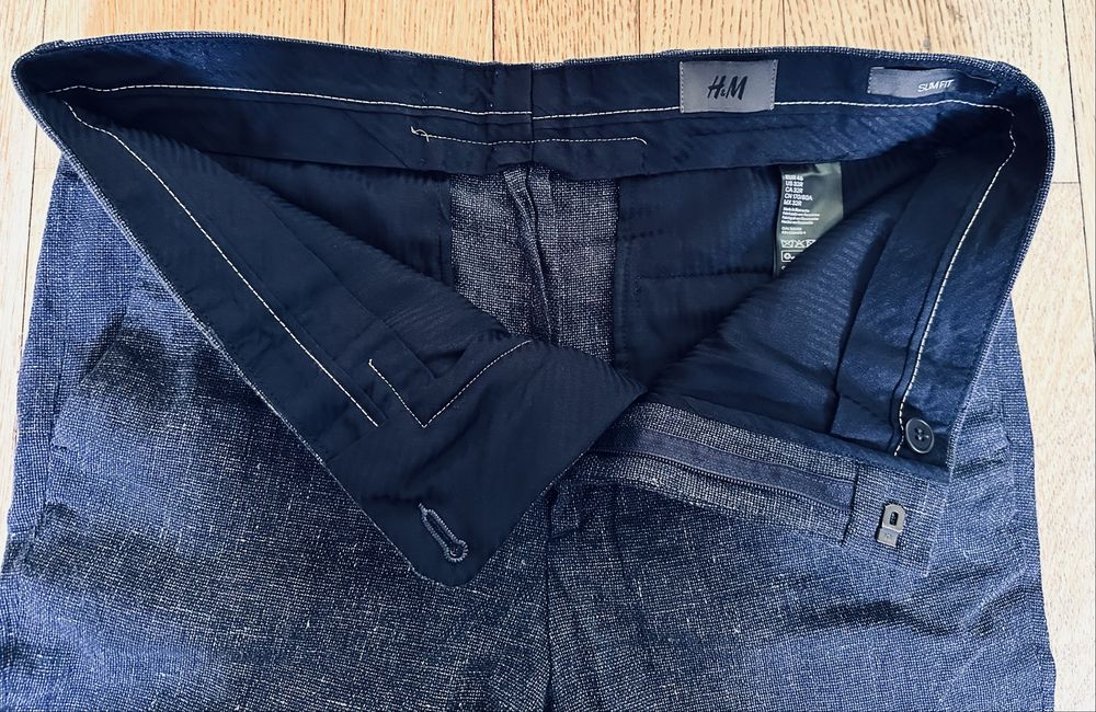 Продам чоловічі льняні брюки/штани бренду H&M, Jack & Jones