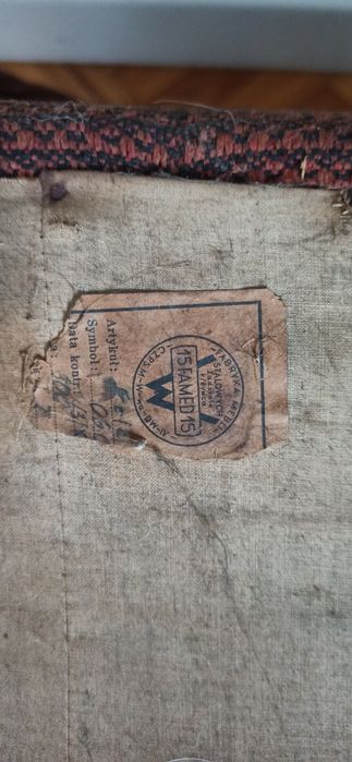 Fotel Zadziele Wschód Bauhaus PRL vintage modern