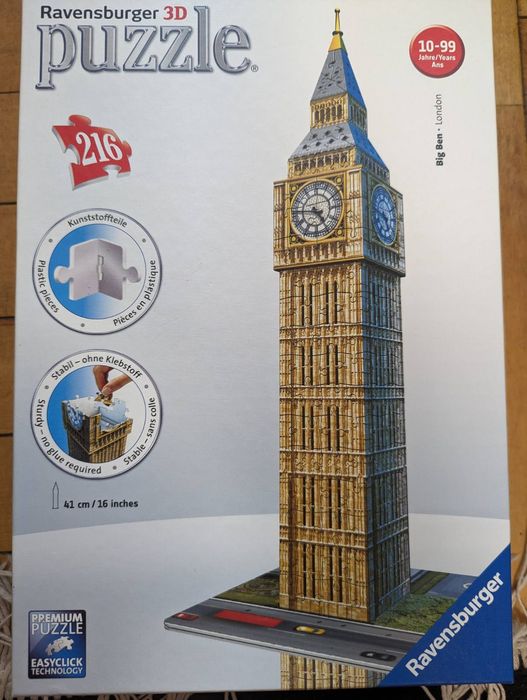 Вінтажний пазл 3D Big Ben