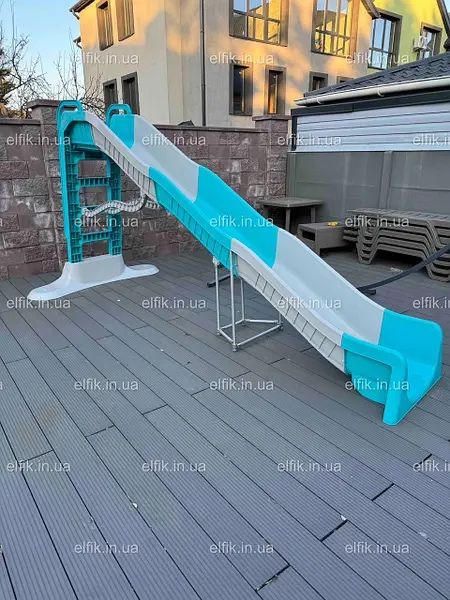 МЕГА АКВА гірка для дітей пластикова велика 400 см DOLONI