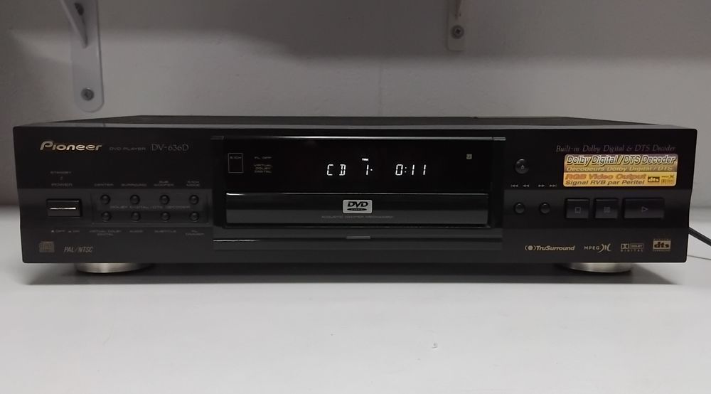 PIONEER leitor de cd e dvd DV-636D