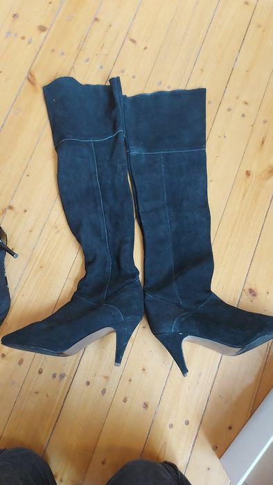 Жіночі замшеві ботфорти, 41р.