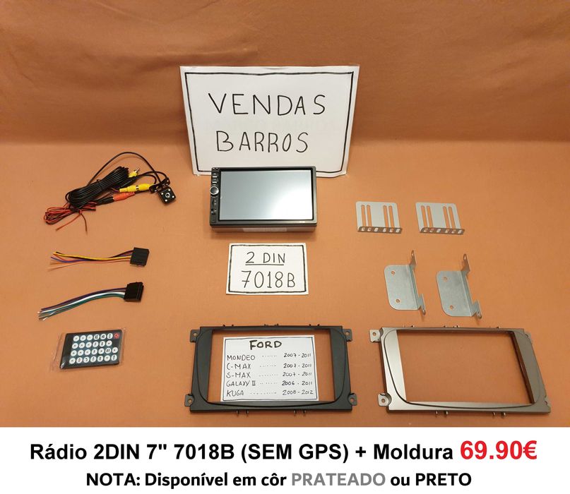 Rádio 2DIN • FORD C-Max S-Max Kuga Galaxy Fusion Mondeo • Android GPS