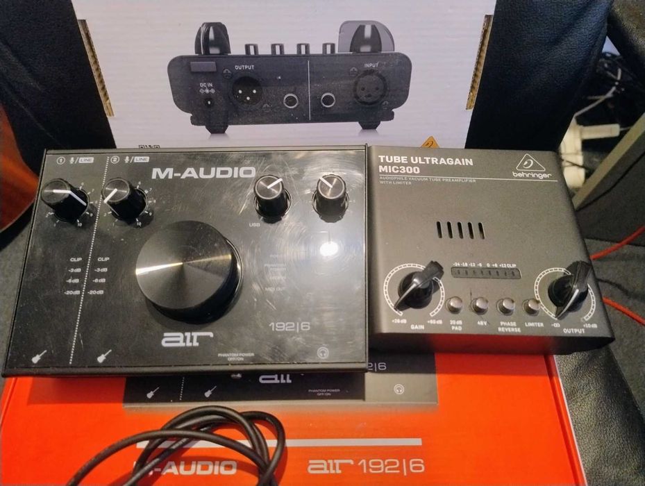 Interfejs, preamp i monitory