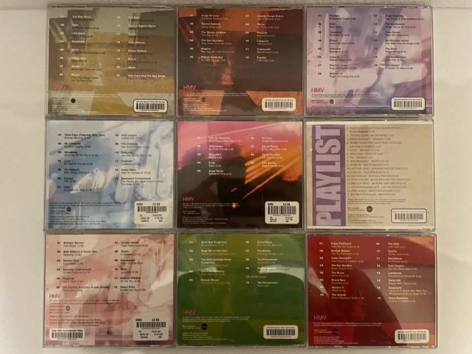 9 CD Compilação Playlist