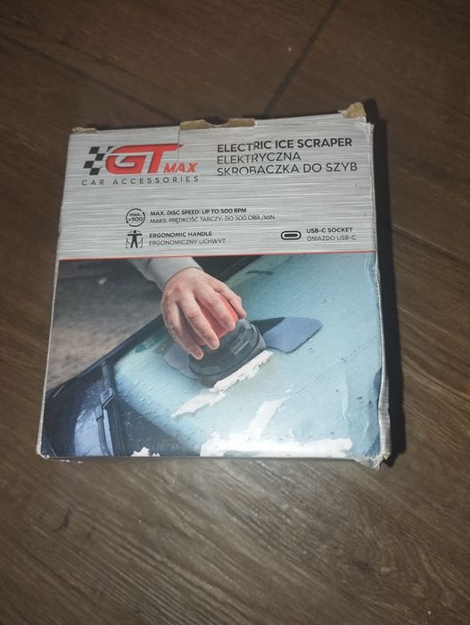 Bezprzewodowa elektryczna skrobaczka do szyb