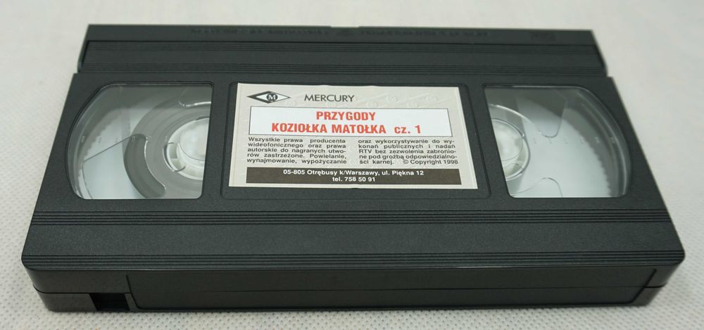 Kaseta Vhs Koziołek Matołek